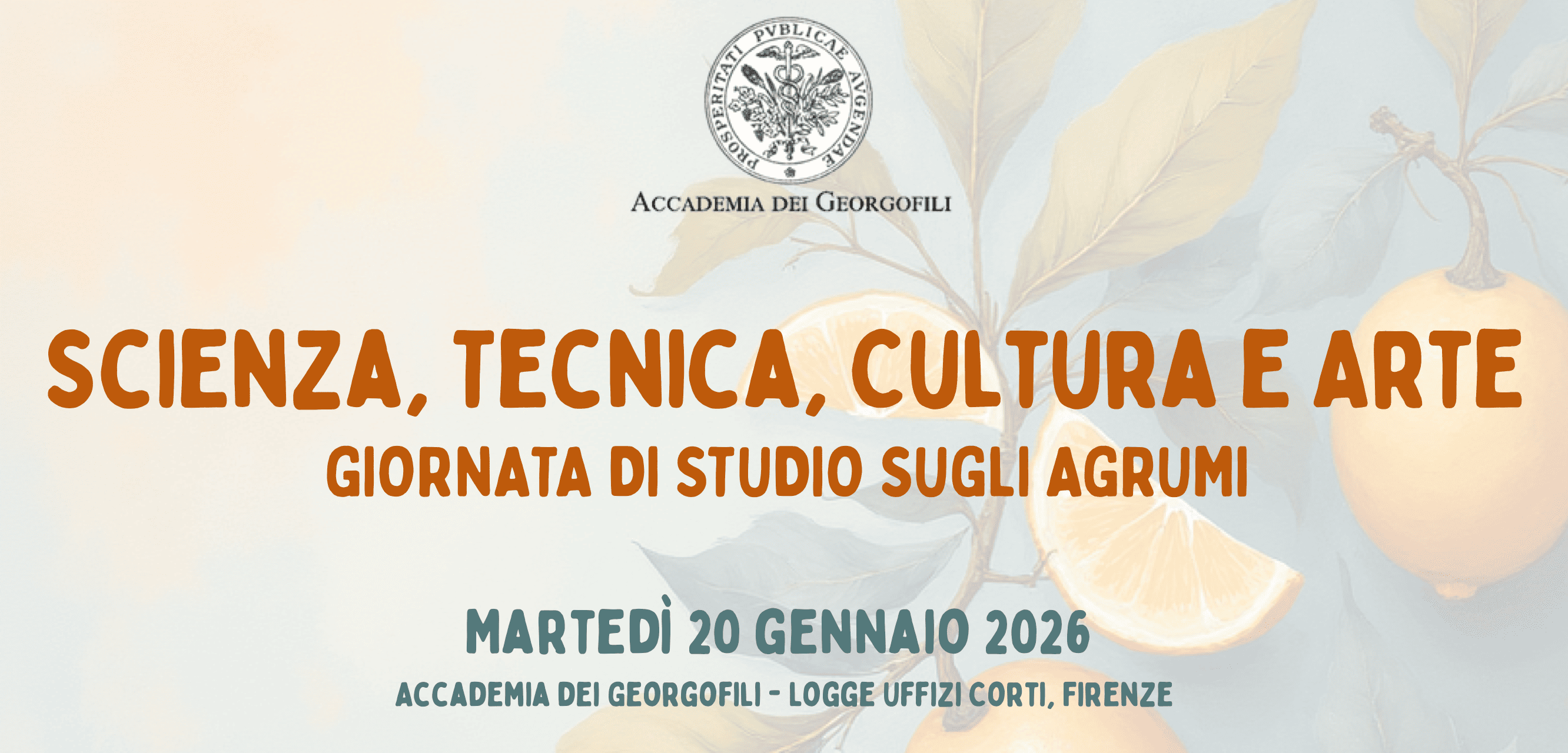 Scienza, tecnica, cultura e arte. Giornata di studio sugli agrumi